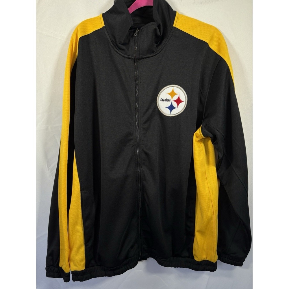 NFL‎ officially licensed Full Zip windbreaker Size XL Pittsburgh Steelers